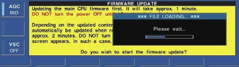 15 UPDATING THE FIRMWARE Firmware update USB-Memory When updating the firmware with the CF card or USB- Memory, no IP address or subnet mask settings are necessary.