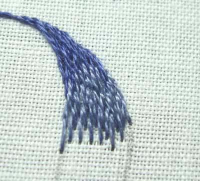 Lesson 5, Page 11 Switch to the medium-dark blue (161) and then