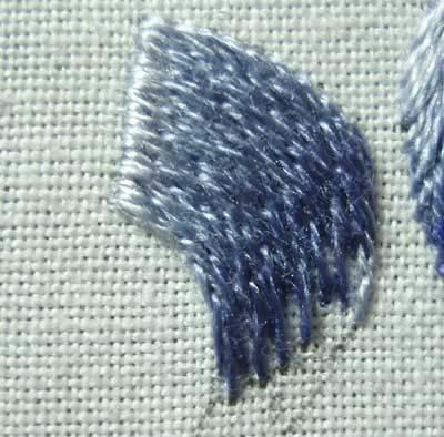 These rows will require the most dramatic change in stitch direction.