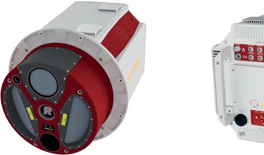 RIEGL VQ-156i Scan Pattern effective FOV 28 Each channel delivers straight parallel scan lines.