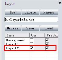 Now loads of measurements can be applied on different layers. It allows you to choose any layers to view. Checked [Cur] means the corresponding layer is displayed currently.