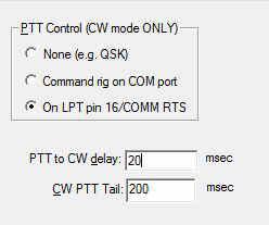 WriteLog setup: 1. Click Setup Ports... 2. Select K1EL WinKey as the CW keyer type 3.