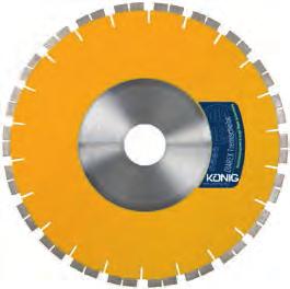 500025 DIAREX diamond blade TSHD for sandstone y the standard blade y ideal for medium grit, abrasive sand stones (like Main-sandstone) y clean edges, fine surfaces color code brown silent core