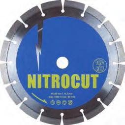 diamond tools cutting with angle grinders 01 DIAREX Nitrocut blade for granite y high performance blade for dry cutting of natural stone y laser welded design with segments y aggressive cutting