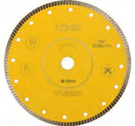 diamond tools cutting with angle grinders 01 DIAREX diamond blade KÖNIG F Universal y diamond blade for tiles, marble, granite and stoneware up to 12 y ideal for