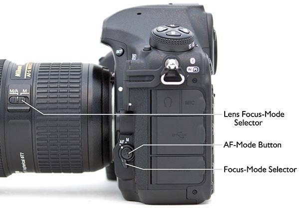 Make sure the Focus Selector Lock switch surrounding the Multi Selector thumb pad is not set to L. Set the Focus-Mode Selector switch, near the base of the lens, to AF (see Figure 5.5).
