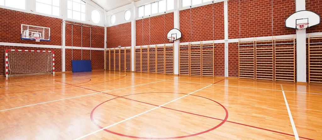 use on gymnasium and other hardwood sport floors.