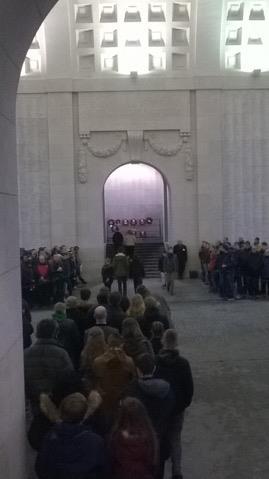 There was one really important part of our trip that probably carries the most significant message and that is the Last Post ceremony at the Menin Gate.