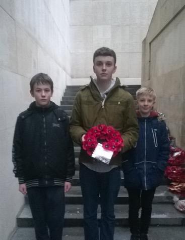We selected 3 students from to represent St. Clement High School and lay a wreath following the service where they performed brilliantly in front of a few thousand people.