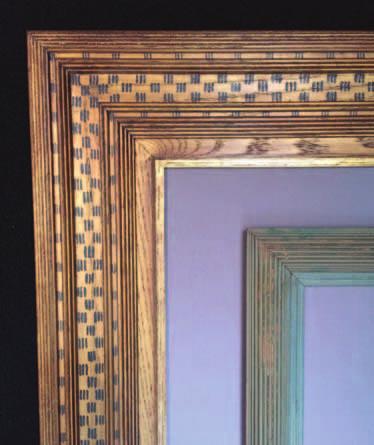 canvas. Barbizon Style (Claude Monet) Frame 1886,27 x 33¼ x 7 inches, Plaster, Gold Leaf, Monet used elaborate frames such as this Barbizon style plaster frame.