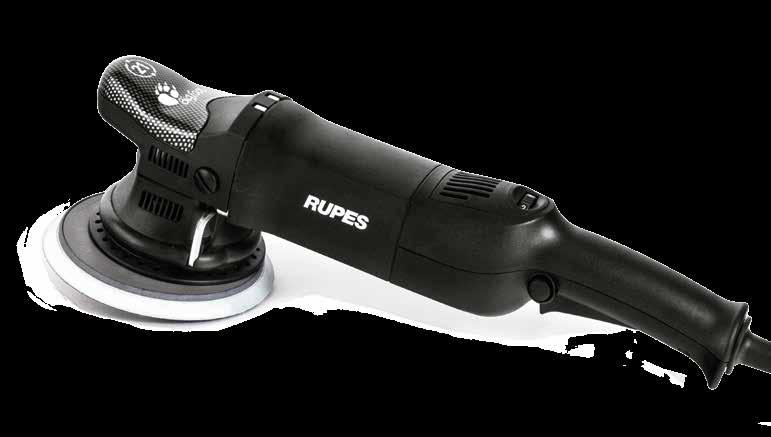 ELEGANTLY DESIGNED The RUPES R&D and Design departments have paid particular attention to the design and ergonomics of the BigFoot polishers.