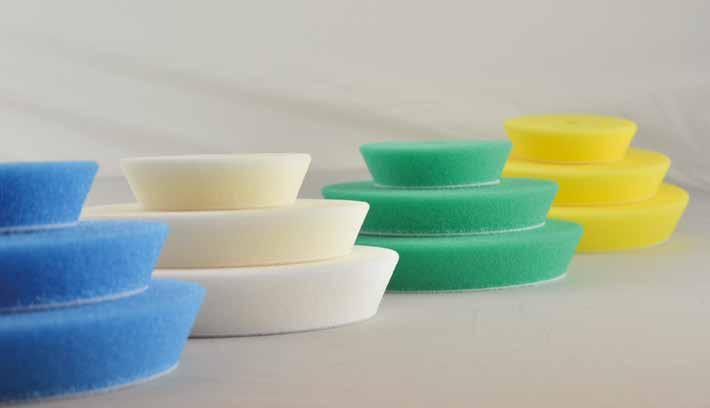 BIGFOOT FOAM POLISHING PADS RUPES expanded resin foam polishing pads are specially designed for the random orbital polishing system.