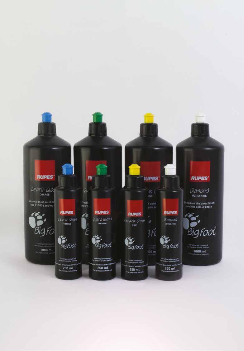 MEDIUM QUARZ GLOSS is a medium grain abrasive compound that easily repairs minor surface scratches and minor scoring from sources such as car wash brushes.
