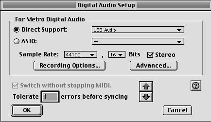 To arm a track for recording, simply click the "R" column for that