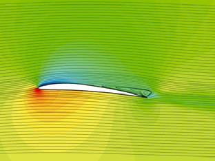 Research and development in aerodynamic analysis technology for airfoils intended for Mars exploratory aircraft and velocity. Could a Mars aircraft fly at a high speed to obtain adequate lift?