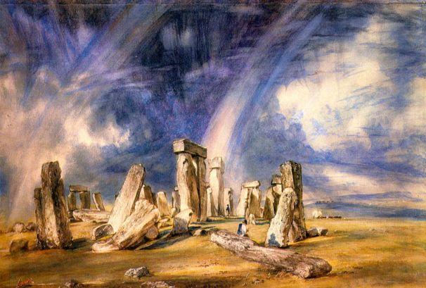 Describe the painting John Constable (1776 1837) Stonehenge