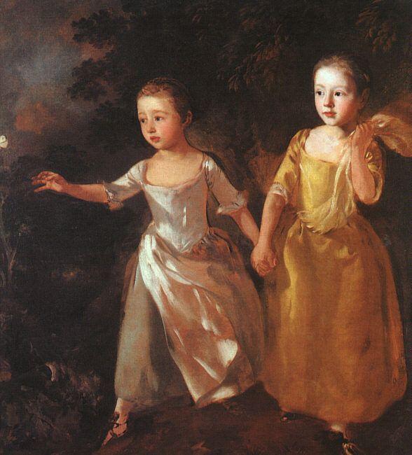 Describe the painting Thomas Gainsborough (1727-1788) The Artist s