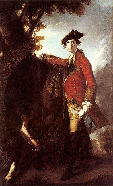 Describe this painting Joshua Reynolds (1723-1792) Captain