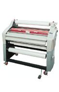 LAMINATING RSS- SERIES HOT SHOE TYPE ROLL LAMINATOR Features & Benefits: Fast - Laminates pressure sensitive and thermal film up to 41.3 (685mm) wide at a rate of 19.7 (6m/min) per minute.