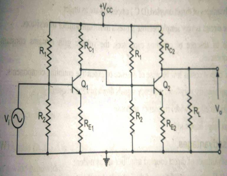 State the use of RC and RE. Ans: 4 M 2 Marks OR Use of Rc: Resistor Rc is used in the collector circuit for controlling the collector current.