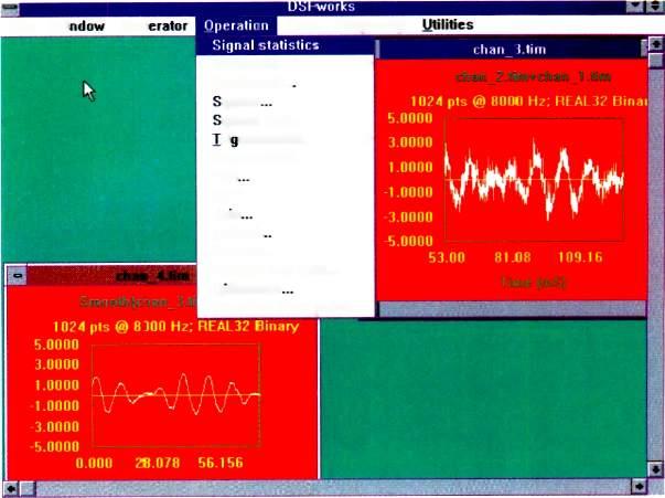 PC ENGINEERING QEDesign allows a PC and DSP card to act as a real-time spectrum analyser with 2-d spectral displays and 3-d waterfall displays.