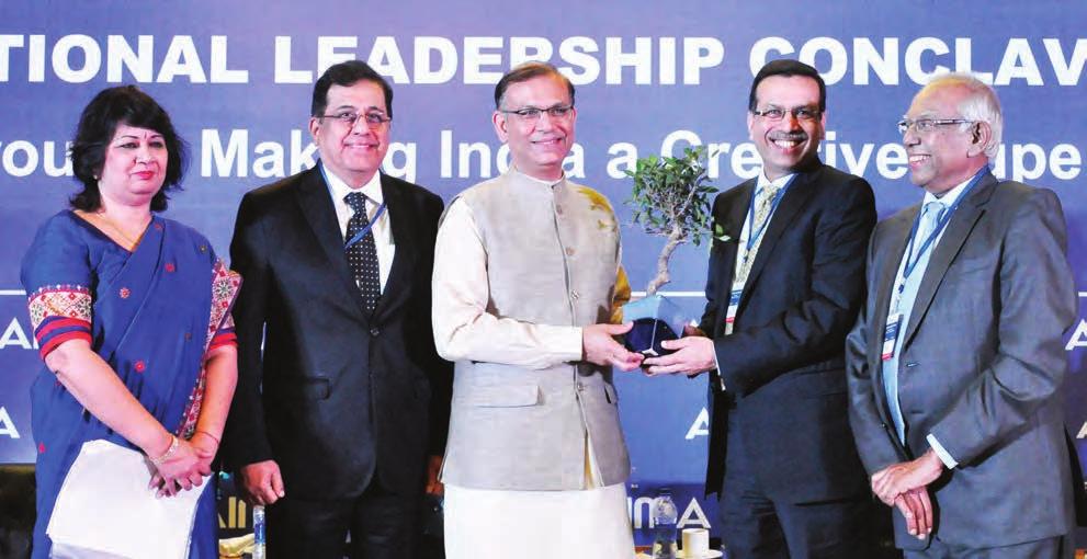 AIMA held its 2nd National Leadership Conclave (NLC) on 3rd & 4th March 2016 on the theme Making India a Creative Superpower at New Delhi.