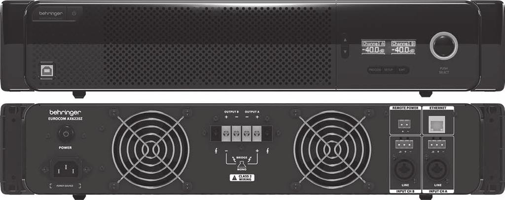 Features Ultra-reliable, dual-channel 2*500/2*900-Watt power amplifier with 70/100 V technology, designed for continuous operation in distributed music, paging and AV applications State-of-the-art,