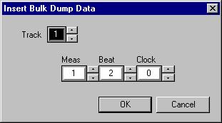 Setup Menus / Insert AN Bulk Dump Data Insert AN Bulk Dump Data The following information pertains only to the Plug-in Editor.