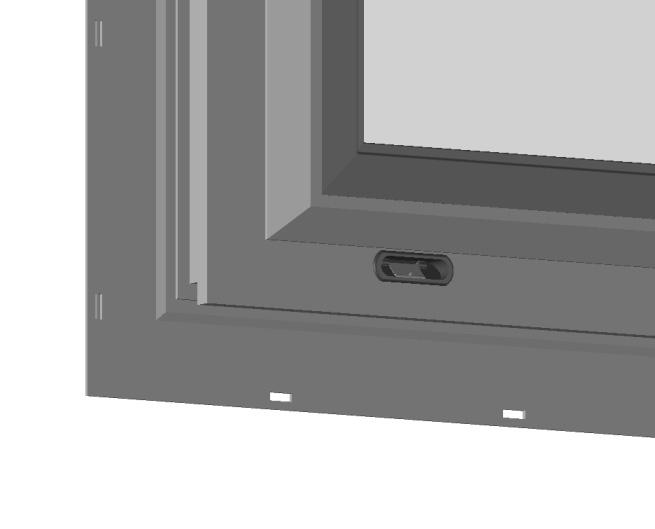The length of the frame head flashing is equal to the window width plus the width of the vertical flashing on each side.