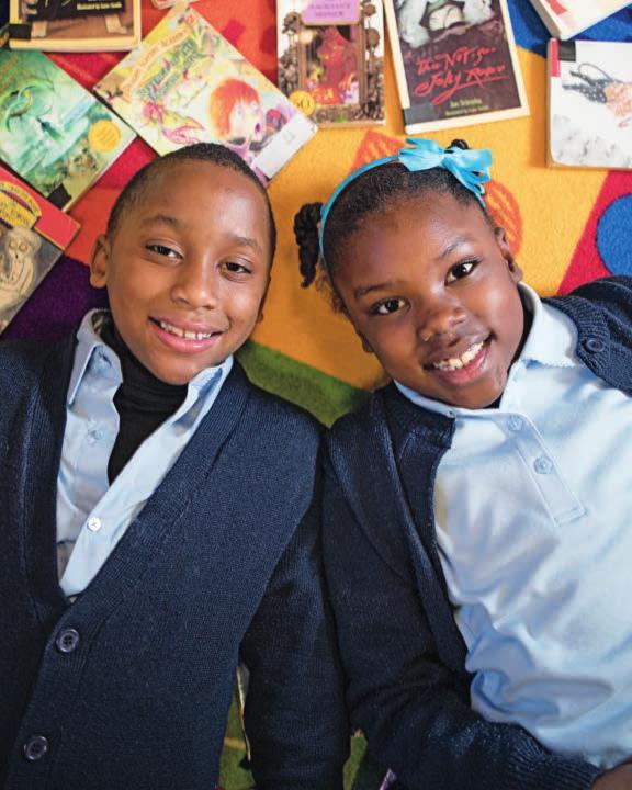 Twins Melaki and Myaja started participating in the Reading Coaches program in the fall of 2015, when they were in first grade.