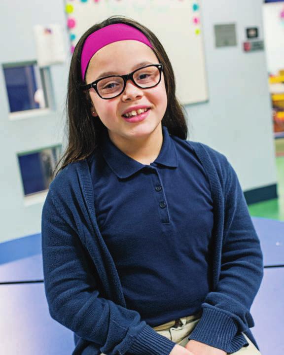Mia, 9, is a member of the Jordan Club in Chelsea and participated in Empathy Through Understanding.