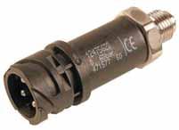 Variable Displacement xial Piston Pump (continued) OPTIONL PRS PRESSURE SENSOR TECHNICL FETURES Pressure range: 0-60 MPa Over pressure, max permitted: 120 MPa urst pressure: 240 MPa Power supply U :