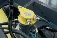 It controls the valves of the corresponding hydraulic cylinder in mere fractions of seconds.