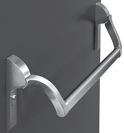 Versions: n 80200-70: stainless steel n 80200-71: zinc alloy, polyester powder coated in more than 450 RAL colours The long backplate is provided with concealed fixing holes by means of a cover and