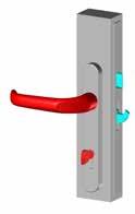 1.3. Description of the functions Green: door handle or horizontal push bar: latch bolt and/or dead bolts can be retracted key: latch bolt can be retracted Red: door handle (only on the outside):