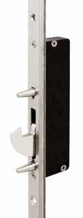 2.2. Technical characteristics The multipoint lock is available in 3 lengths: Short version (K): 1895 mm Standard version: 2170 mm Long version (L): 2470 mm Available in 2 backsets: 35 mm 40 mm