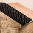 A useful tip is to use a timber spacer to keep purlins square to eaves.