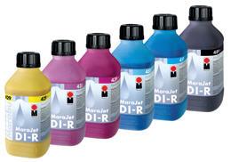 29 Mutoh JV3, JV33, JV5, Mutoh ValueJet and Roland Inks MaraJet DI-LS is a replacement ink for wide format solvent printers.