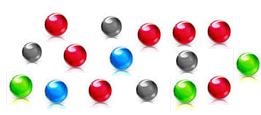 3. Find the number of different ways of placing 16 balls in a row