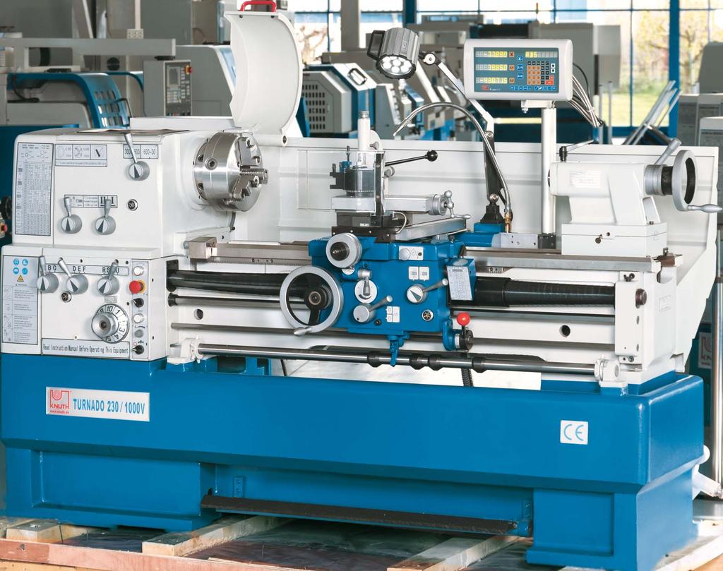 Turning Turnado 230/1000 with 3-axis position indicator and inf.