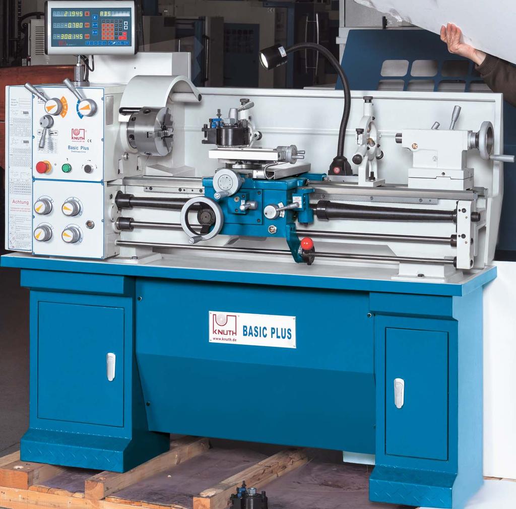 gears, reducing sleeves, steady centers, thread gauge, operating tools, operator manual turret (option) For available options for this machine, please visit our website and search for Basic Plus