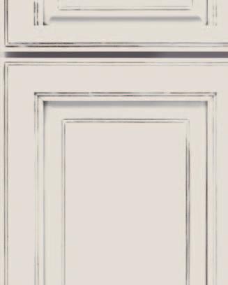 Depending on the intricacies of the door style, the amount of glaze that settles in the grooves and corners of the door will vary, adding new depth and dimension.