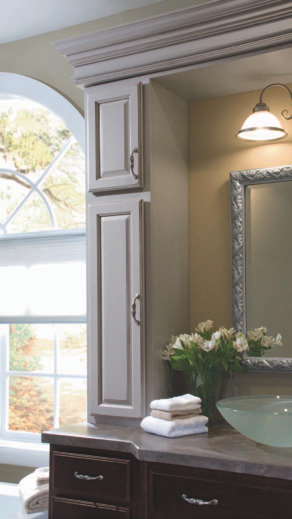 rt glass is available on 21"+ wide cabinets, and Mullion doors are available on 15", 18", 30", and 36" wide