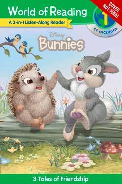 World of Reading: Disney Bunnies 3-in-1 Listen-Along Reader, Level 1 3 Hopping Tales with CD This paperback bind-up of three World of Reading Level 1 titles with listen-along CD will delight young