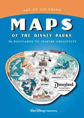 Art of Coloring: Maps of the Disney Parks 36 Postcards to Inspire Creativity Written by Walt Disney Imagineering The hit Art of Coloring series is now available in postcards themed to the Disney park