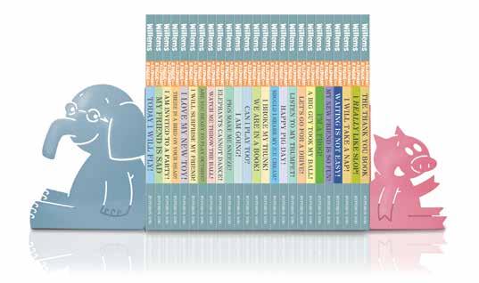 Elephant & Piggie: The Complete Collection Written and illustrated by Mo Willems The complete award-winning, number one New York Times best-selling Elephant & Piggie 25-book set plus special,