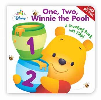One, Two, Winnie the Pooh First Colors, Shapes, Numbers Disney Press 978-1-368-02372-6 136802372X Release Date: 10/3/2018 On Sale Date: 10/30/2018 Price US/CAN: $8.99/$9.