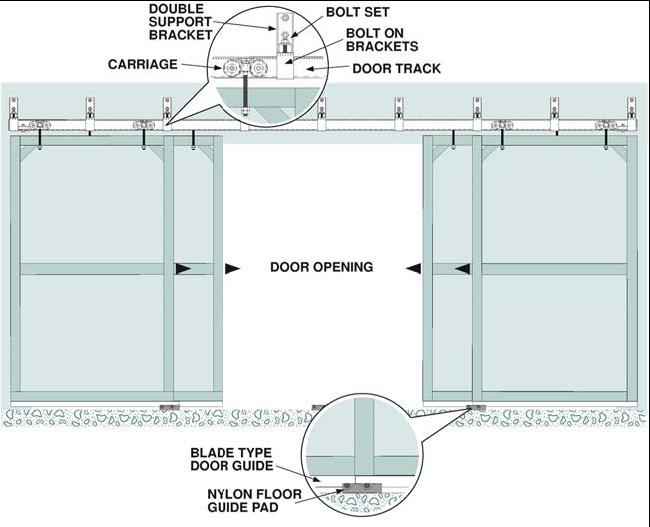 The following illustrations indicate some typical bracket installation detail for single and double tracks. 27.