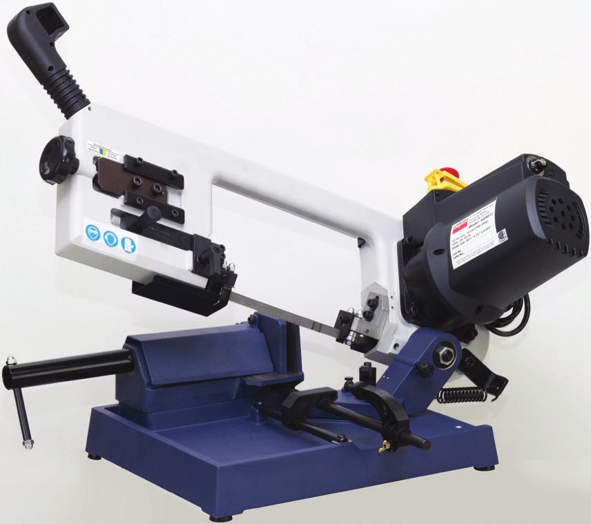 BENCH MITER BAND SAW A bench top band saw comes with large cutting capacities. Easy to move and position where needed this lightweight bench unit is loaded with quality features.