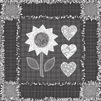 P112 COUNTRY LOCKS SAMPLER Finished Size (including outer fringe): 53" x 73" lock Size: 8" x 8" This pattern was designed to introduce you to some of the many block patterns that can be made using
